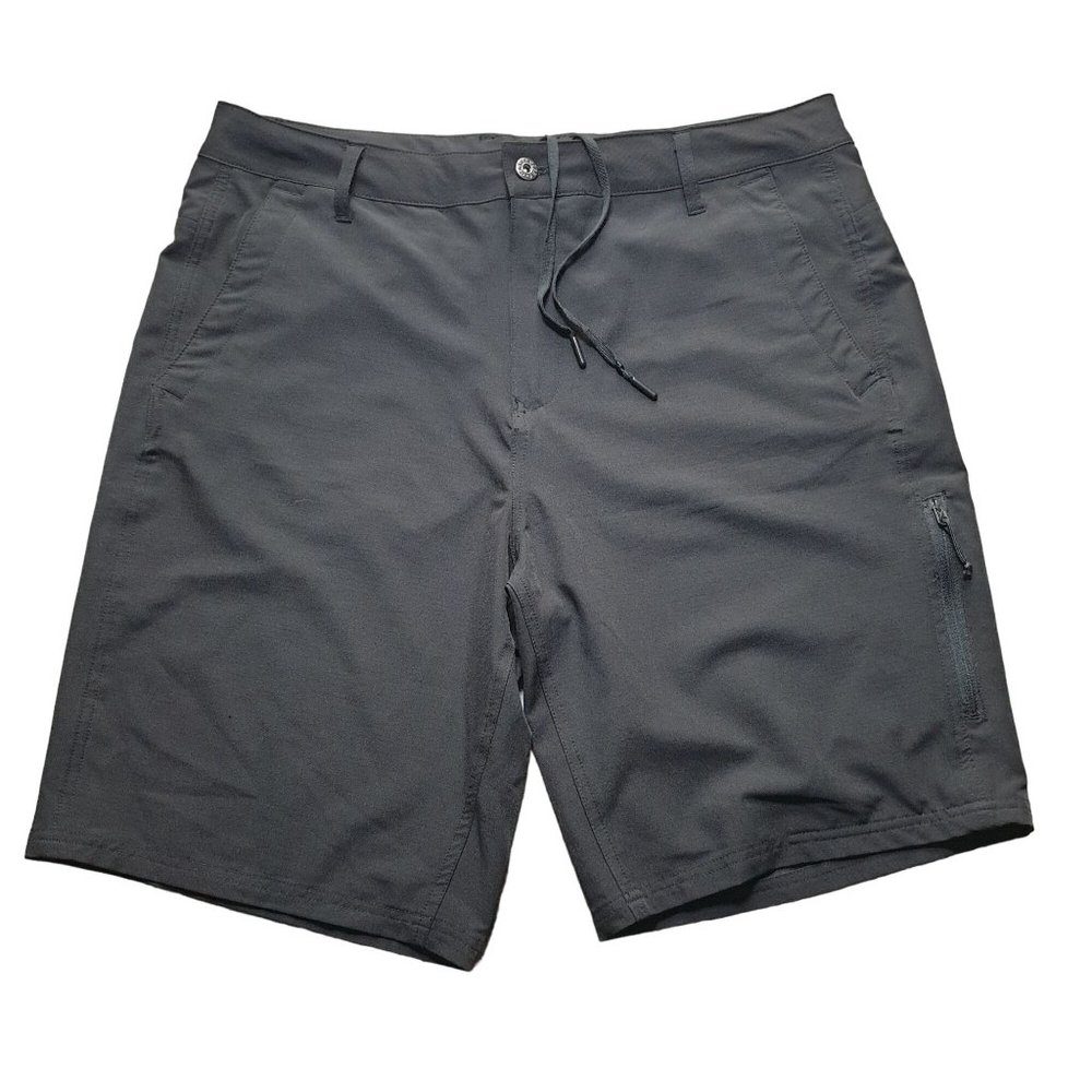 Gerry Mens Walking Shorts Lightweight Black 5 Pocket Outdoor Camping Casual Work
